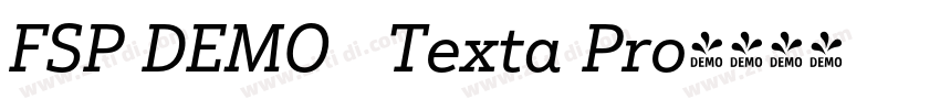 FSP DEMO   Texta Pro字体转换
